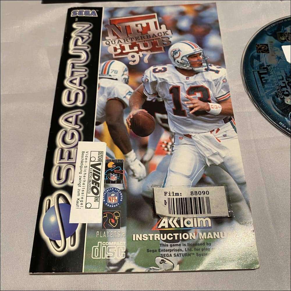Buy NFL quarterback club 97 Sega saturn game complete -@ 8BitBeyond Buy NFL quarterback club 97 Sega saturn game complete -@ 8BitBeyond